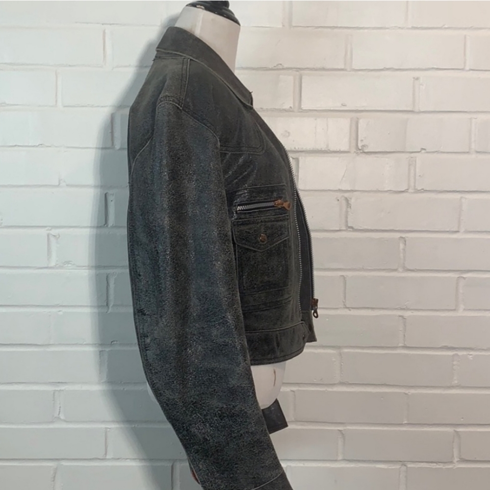 Diesel Leather Jacket - Picture 5 of 9